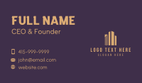 Real Estate Skyline Building  Business Card Design