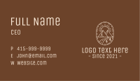 Simple Outdoor Travel Business Card Image Preview