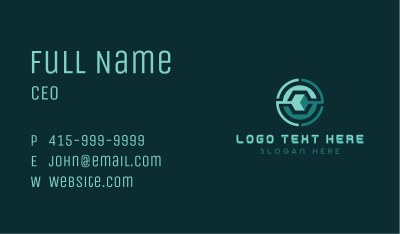 Digital AI Software Business Card Image Preview