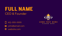 Axe Skull King Business Card Design