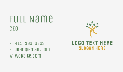 Wellness Tree Planting Business Card Image Preview