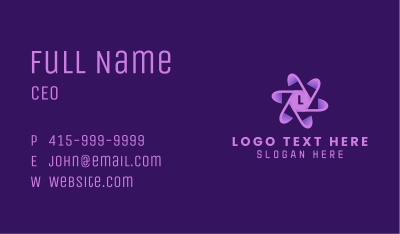 Generic Tech Startup Business Card Image Preview