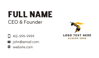 Geometric Organic Honeybee Business Card Design