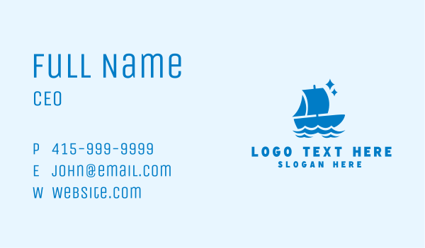 Maritime Boat Sailing Business Card Design Image Preview