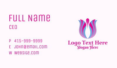 Tulip Flower Floristry Business Card Image Preview