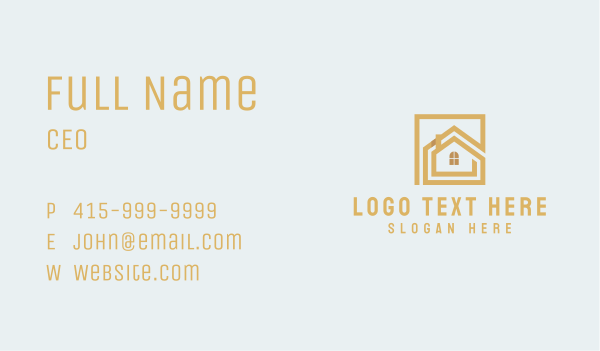 House Roofing Home Renovation Business Card Design Image Preview