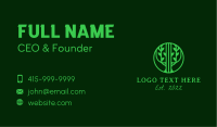 Botanical Tree Agriculture  Business Card Image Preview