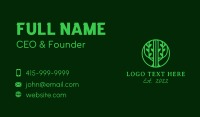 Botanical Tree Agriculture  Business Card Preview