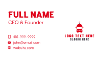 Red Food Truck Business Card Image Preview