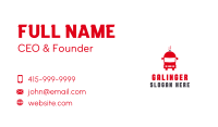 Red Food Truck Business Card Image Preview