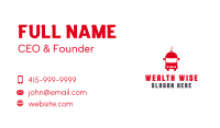 Red Food Truck Business Card Image Preview