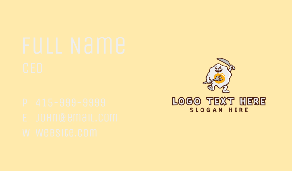 Breakfast Egg Business Card Design Image Preview