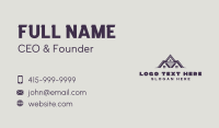 Residential Roofing Repair Business Card Design