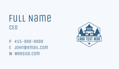 Residential House Property  Business Card Image Preview