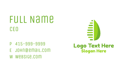 Green Leaf Environmental Business Card Image Preview