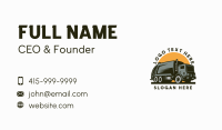 Garbage Truck Dispatch Vehicle Business Card Image Preview