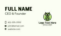 Nature Perched Owl Business Card Image Preview