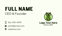 Nature Perched Owl Business Card Design