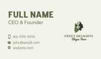 Natural Beauty Hair Salon Business Card Image Preview