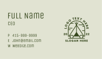 Outdoor Camping Tent Business Card Image Preview