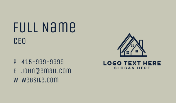 House Property Realtor Business Card Design Image Preview