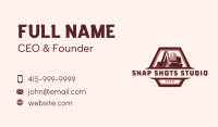Construction Excavator Builder  Business Card Image Preview
