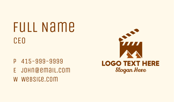 Clapboard Mountain Summit Business Card Design Image Preview