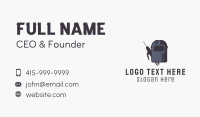 Industrial Welder Mask Business Card Image Preview