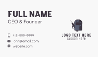 Industrial Welder Mask Business Card Preview