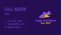 Thunder Sneaker Shop Business Card Image Preview