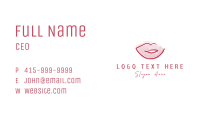 Watercolor Lips Styling Business Card Image Preview