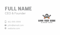 Skull Rifle Firearm Business Card Preview