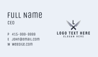 Knife Chef Letter Business Card Image Preview