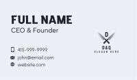 Knife Chef Letter Business Card Image Preview