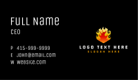 Fire Heat Element  Business Card Image Preview