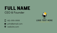 Toucan Bird Podcast Business Card Image Preview