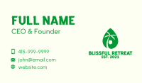 Green Coconut Juice  Business Card Image Preview