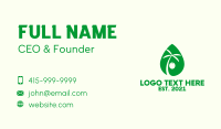 Green Coconut Juice  Business Card Preview