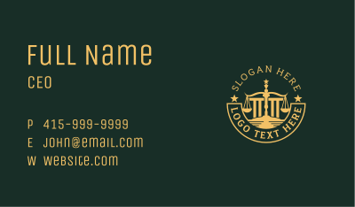 Jurist Legal Law Business Card Image Preview