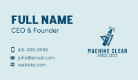 Blue Smoking Vape  Business Card Image Preview