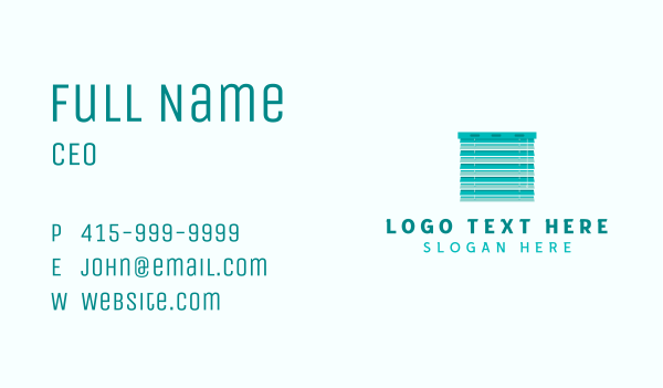Blinds Window Shades Business Card Design Image Preview