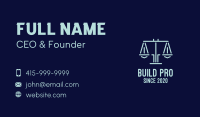 Legal Lawyer Attorney Scales Business Card Image Preview