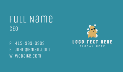 Cartoon Ghost Brand Business Card Image Preview