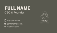 Luxury Floral Brand Business Card Image Preview