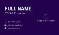 Tech Company Letter C Business Card Image Preview