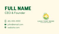 Natural Sunrise Garden Business Card Image Preview