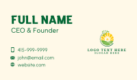 Natural Sunrise Garden Business Card Preview