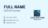 Blue Star Box Business Card Design