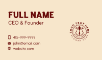 Legal Notary Justice Scale Business Card Design