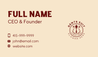 Legal Notary Justice Scale Business Card Image Preview